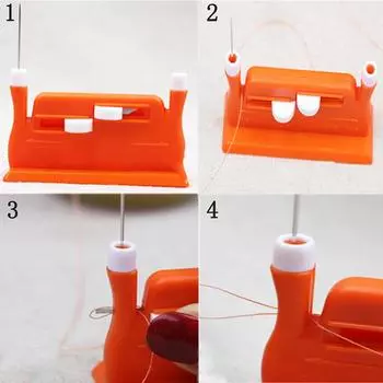 Настольный нитевдеватель Автоматический игловодитель Швейные машины Портативные легкие толстые тонкие иглы Швейные машины T зелёный