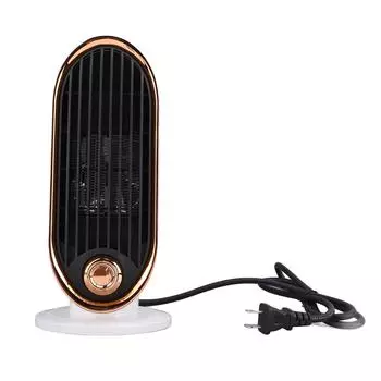 Настольный обогреватель для офиса, для помещений, небольшой, тихий, портативный, вертикальный, горячий, холодный, двойного назначения, белый