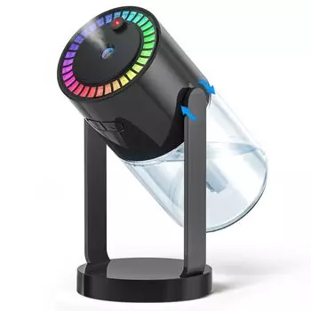 Настольный офисный маленький размер регулировка угла наклона звездное небо ультразвуковой тип небольшой аромат легкий в 2 уровнях 7 цветов светодиод предотвращает высыхание предотвращает попадание воды USB