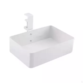 Настольный органайзер с подносом для хранения под столом белый