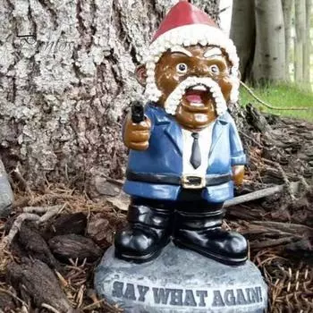 Настольный орнамент, реалистичный вид, водонепроницаемый, устойчивый к выцветанию, яркое выражение лица, декоративная смола, ручная роспись, настольная фигурка Санта-Клауса Santa Claus