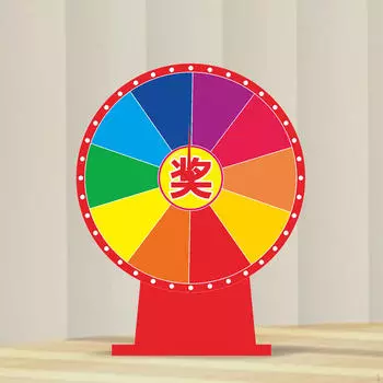 Настольный призовой проигрыватель Lucky Draw колесо рулетки стираемое портативное Fortune для паба 30cm