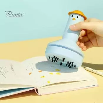 Настольный пылесос для детей, мини-настольная подметальная машина, энергосберегающая, высокая надежность, беспроводная, вращается на 360 градусов, для уборки крошек волос A жёлтый