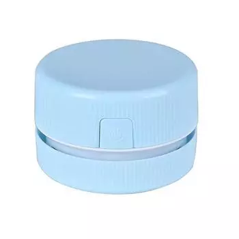 Настольный пылесос Мини Маленький Бытовой Резиновый Уборщик Конфетти Портативный Студенческие Принадлежности Выносные Портативные Пылесосы синий