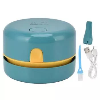 Настольный пылесос Mini USB Автоматический настольный пылесос для уборки пыли Перезаряжаемый аккумулятор 18650 600 мАчЗеленый зелёный