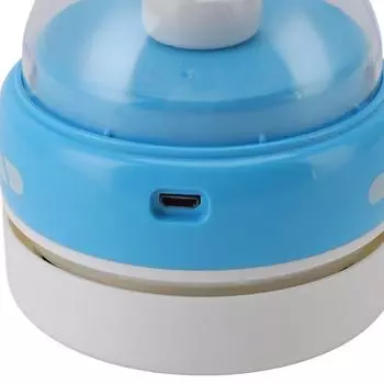 Настольный пылесос Night Light 1000pa 2 скорости вращения на 360 градусов USB аккумуляторная столешница Va