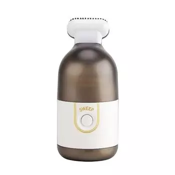 Настольный пылесос с ящиком для хранения, портативный инструмент для чистки, малошумный компьютер, удаление пыли для домашнего общежития, салон автомобиля белый