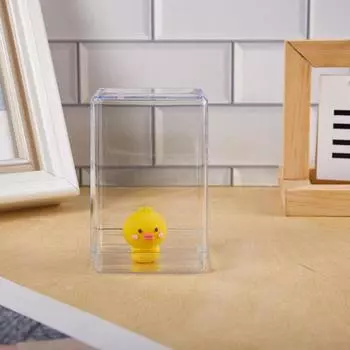 Настольный ящик для хранения кукольных моделей, пылезащитный стенд для демонстрации игрушечных моделей 6.4*5.5*9.6cm