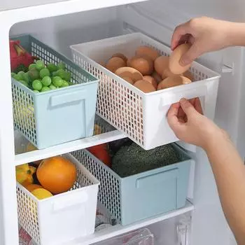 Настольный ящик для хранения с ручкой, большая вместимость, прочная несущая полая вентилируемая сушильная корзина для хранения, контейнер для макияжа S белый