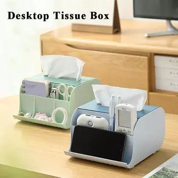 Настольный ящик для хранения салфеток белый