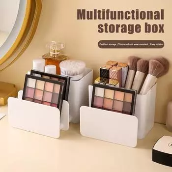 Настольный ящик для хранения вещей, многосекционный органайзер, пластиковый держатель для ручек, настольные принадлежности, органайзер для домашних принадлежностей A