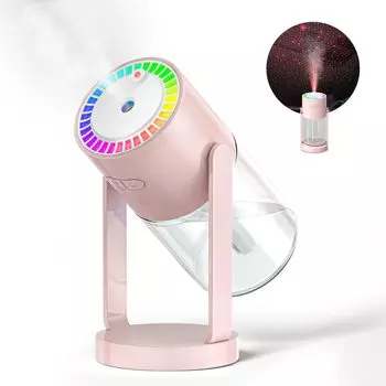 Настольный, с небольшой регулировкой угла наклона, звездное небо, ультразвуковой ароматизатор, простота в использовании, 2 уровня из 7 цветных светодиодов, предотвращает утечку воды, питание от USB, мини