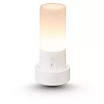Настольный светильник TOPLAND включается при включении питания. Настольный светильник. Небольшой стильный ночник. Перезаряжаемый USB-светильник с регулировкой яркости. Непрямое освещение.