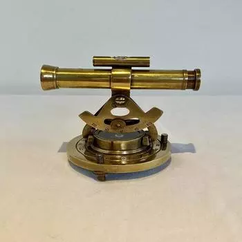 Настольный телескоп из золотой латуни в винтажном стиле, подарок для парусного спорта с компасом и секстоном, подарок для гаджета