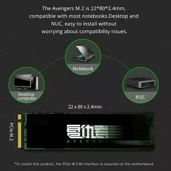 Настольный твердотельный накопитель PCIe NVME для ноутбука, 128 ГБ, 256 ГБ, 512 ГБ, 1 ТБ, 3D NAND Flash, внутренние твердотельные накопители 128G