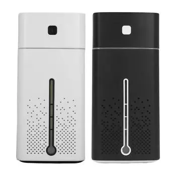 Настольный увлажнитель воздуха, тихий, большой объем тумана, 1000 мл, 9-часовой таймер, портативный ароматерапевтический диффузор для спальни White