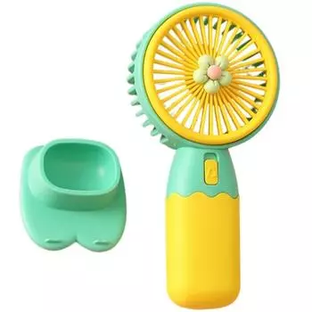 Настольный вентилятор Маленький вентилятор Уличный дорожный вентилятор Настольный вентилятор Вентилятор для спальни с держателем для телефона Офисный вентилятор Вентилятор воздушного охлаждения Текстура ABS