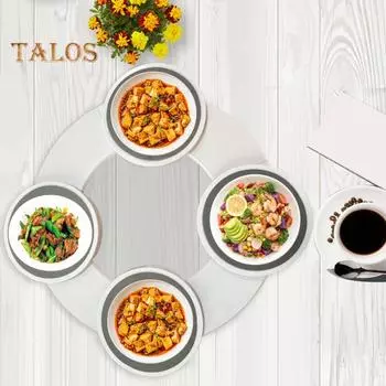 Настольный вращающийся поднос для обеденного стола Lazy Susan Turntable Party Entertainment Turntable Spinning Plate для вечеринок B