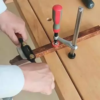 Настольный зажим для деревообработки Стальной держатель заготовки Настольный зажим для дерева Модернизация зажима для столярных работ 19MM