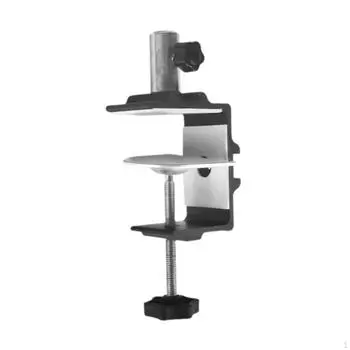 Настольный зажим для крепления, устойчивый к царапинам, регулируемый, прочный, с винтами, металлический для