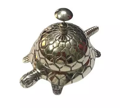 Настольный звонок с хромированной отделкой/дизайнерский звонок для офиса/звонок для школьного стола/лучший подарок M серебряный