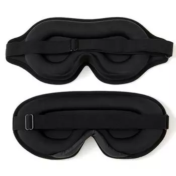 Настоящая 3D трехмерная затемняющая маска для глаз для сна с медленным отскоком из пены с эффектом памяти, удобная дышащая маска для сна во время обеденного перерыва в путешествии 24*10.5*2cm