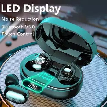 Настоящая беспроводная Bluetooth-гарнитура Macaron E7s, Bluetooth-наушники-вкладыши TWS, мини-вкладыши, Bluetooth-наушники зелёный