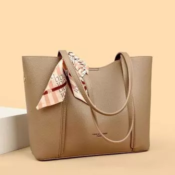 Настоящая брендовая женская сумка через плечо из мягкой кожи высокого качества