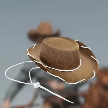 Настоящая шляпа в стиле вестерн для походов на природу белый