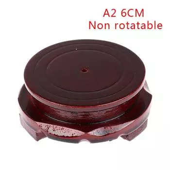 Настоящая твердая деревянная ваза с резьбой, основание для каменного Будды, цветочный горшок, деревянная ваза с резьбой A2