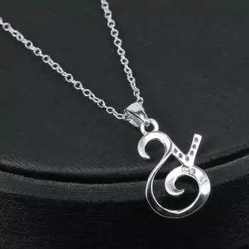 Настоящее серебро 925 пробы, 12 ожерелья созвездий, колье, кристалл, ожерелье со знаком зодиака, женское гороскоп, астрологическое ожерелье 45cm