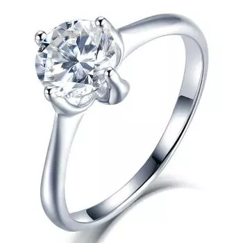 Настоящее серебро 925 пробы, кольцо с муассанитом, бриллиантовая огранка, кольцо с муассанитом для женщин, свадебные украшения, подарок 5