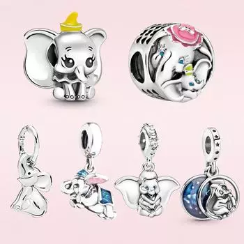 Настоящее серебро 925 пробы, тупой подвесной шарм, подвеска, подходит для оригинального браслета для женщин, ювелирные изделия, подарок