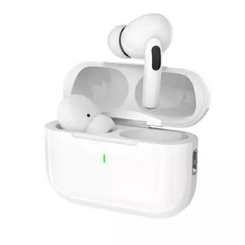 Настоящие беспроводные Bluetooth-наушники, наушники HiFi Sound Low Latency Noise Reduction Earbuds для iPhone Android белый