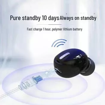 Настоящие беспроводные Bluetooth-наушники с очень длительным временем работы от аккумулятора для игр, спорта, учебы и вечеринок bare metal