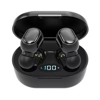 Настоящие беспроводные Bluetooth-наушники TWS 5.0 3D стерео наушники мини-вкладыши двойной микрофон светодиодный дисплей с зарядным устройством