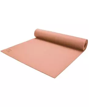 Настоящий камень Настоящий камень цвета сейчас Коврик для йоги Толстый тренировочный коврик для дома Йога Растяжка Пилатес Амортизация Аксессуары для йоги Коврик Йога Принадлежности RSG004 [Новый лосось розовый