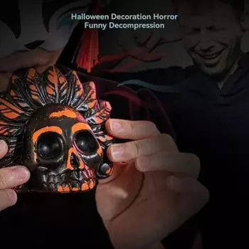 Настоящий кричащий страшный и жуткий ацтекский свисток смерти Реалистичный человеческий кричащий свисток призрака