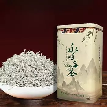 Настоящий обогащенный селеном ягодный чай Longbeard Bud Tip Health Iron Box Berry tea with stems [100g * a bag]