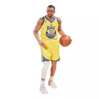 Настоящий шедевр NBA Collection Stephen Curry коллекционная фигурка НОВАЯ версия Yellow Large 645003 1/6 жёлтый