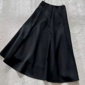 Настоятельно рекомендуется: Юбка CHAO-Level Italian D Wool с высокой талией для женщин с двойными карманами Small чёрный