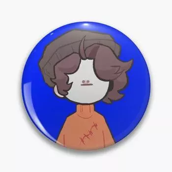 Настраиваемая мягкая пуговица Ghostbur, милая булавка для одежды, женский значок, забавная брошь, мультяшный декор, ювелирные изделия, шляпа, модный воротник