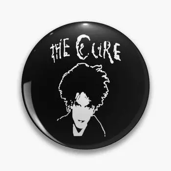 Настраиваемая мягкая пуговица The Cure, забавный модный подарок, значок на воротнике, брошь, ювелирный декор, булавка для лацкана, женская одежда, милый металл