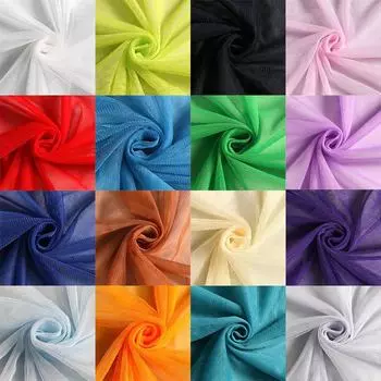 [Настраиваемая] Мягкая сетчатая ткань для москитной сетки – зашифрованная кружевная марля для юбок чёрный