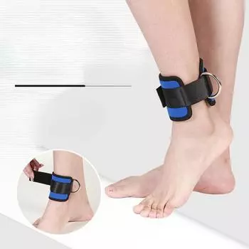 Настраиваемые ремни на щиколотке, силовая тренировка ног для тхэквондо, спортивное защитное снаряжение, поддержка веса с кольцами на щиколотке и пряжками на лодыжке.