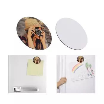 Настраиваемые сублимационные магниты на холодильник, сильная магнитная наклейка для различных поверхностей, прозрачные узоры 1