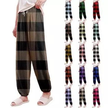 Настроить - Женские зимние однотонные брюки полной длины, длинные спортивные брюки L коричневый