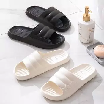 Наступая на дерьмо, крутые тапочки, женские летние мягкие нижние комнатные светильники для домашнего использования, пара купается на открытом воздухе в тапочках для мужчин 36-37 жёлтый