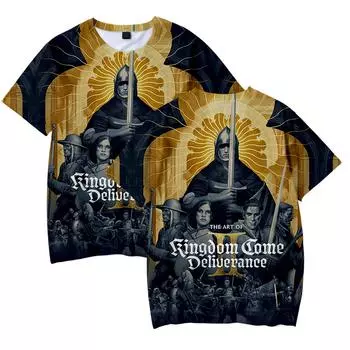 Наступило летнее королевство: Deliverance II Футболка для женщин и мужчин Одежда Фитнес O-образный вырез Футболка для мужчин Большие размеры Новые мужские повседневные футболки Топы XS