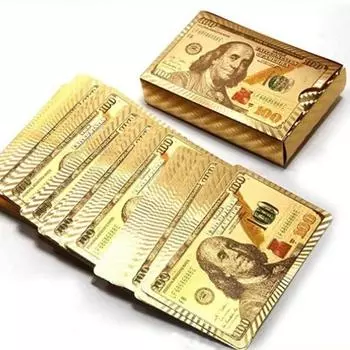 Натал Баральо Долар Дурадо Оуро Фольеадо А Прова Д агуа Покер 54 CartasPromoes